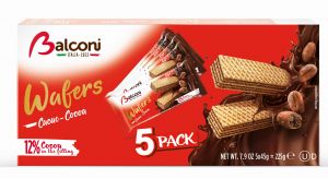BAL SP WAFER CACAO PACK 5U. 225Gr. 20p.