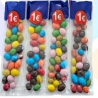 CAS CACAHUETE RECUBIERTO CHOCO COLOR 70Gr. 20p.