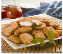 FIT NUGGETS POLLO REBOZADO 1Kg. 5p.