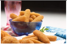 FIT FINGER MOZZARELLA 1Kg. 3p.